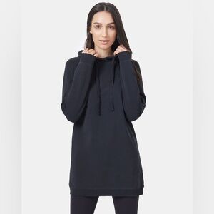 TENTREE Brown Oversized French Terry Hoodie Dress